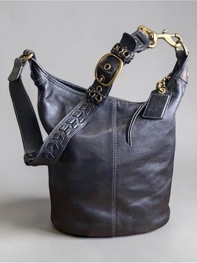 Coach Black 2007 XL Tattersall Bleeker